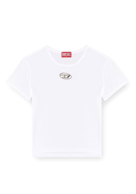 t uncutie long t-shit woman white DIESEL | A16839 0CLBR100